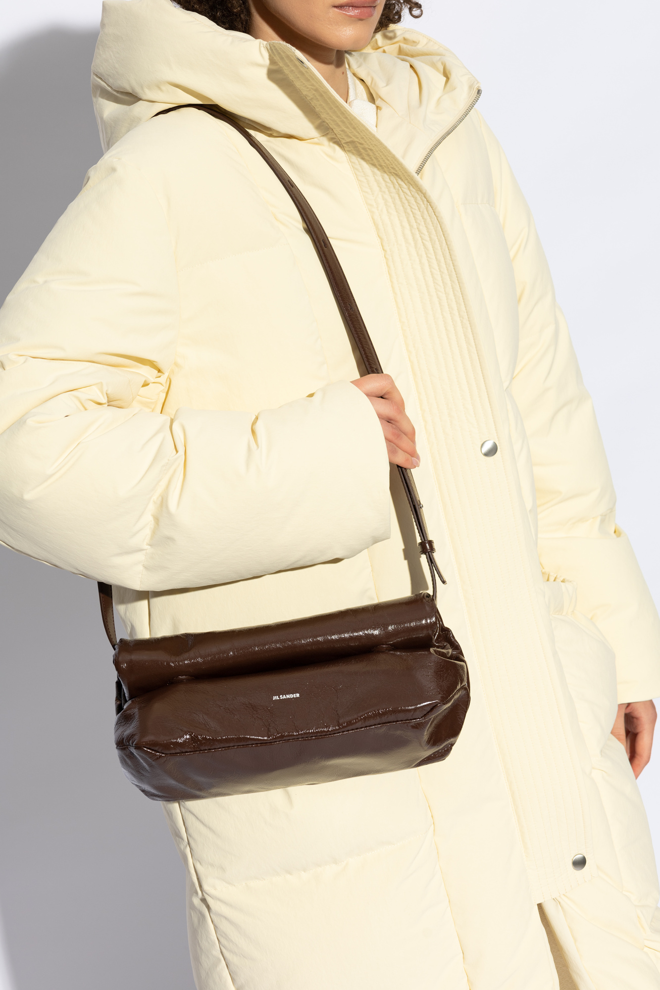Brown Shoulder bag Rollup Small JIL SANDER - Vitkac Italy